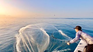 Perfect Summer Day! Cast Netting Bait! Mahi Tuna Lobster! Catch/Clean/Cook in the Florida Keys!