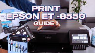 How To Print From Phone With Epson ET 8550 Printer| Android Print Tutorial