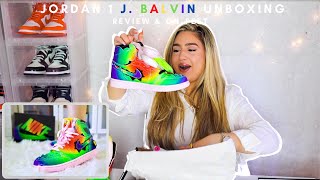 I CANT BELIEVE IT! J BALVIN JORDAN 1 Colores Y Vibras UNBOXING Up close On-Feet Review & Lace Swap