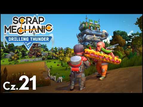 The SECOND MECHANIC crashed and helped out in the warehouse! | Scrap Mechanic 1.0 ep.21