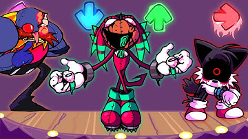 FNF Character Test | Gameplay VS My Playground | Sonic, Knuckles, Tails