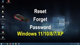 Reset forgotten Windows 11/10/8/7 Password with Hiren USB