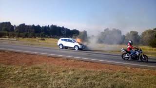 Ford kugar on fire