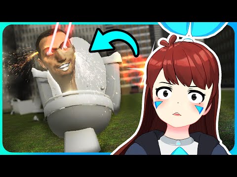VTuber REACTS To Skibidi Toilet 【All Episodes】 WTF!!!