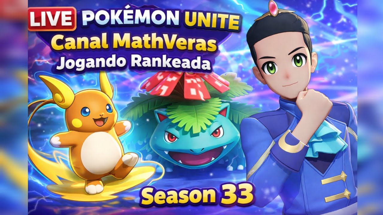 🔴 Arena MathVeras | Pokémon Unite Ao Vivo