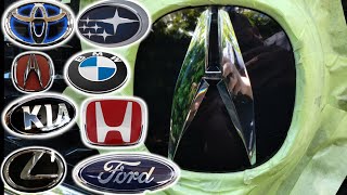 Emblem Restoration  how similar is it to headlight restoration see how