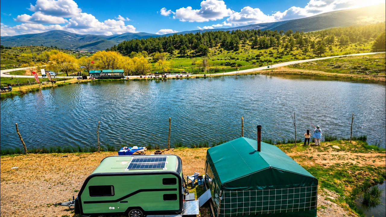 Çekme Karavan İle Ev Konforunda KAMP