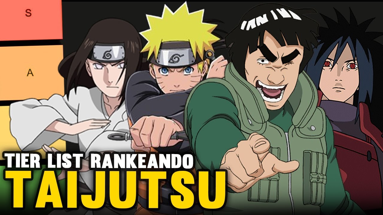 TIER LIST RANKEANDO OS MELHORES NO TAIJUTSU EM NARUTO
