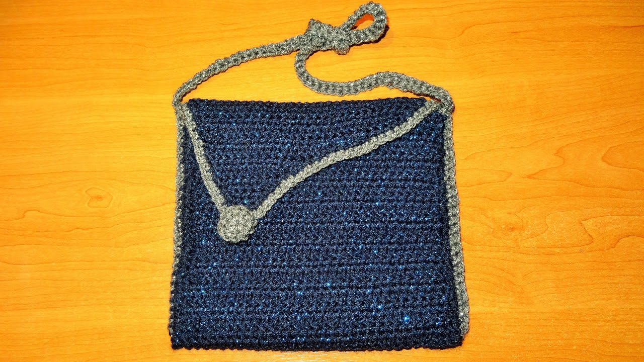 Elegantna heklana torbica (Elegant Crochet Handbag) - YouTube