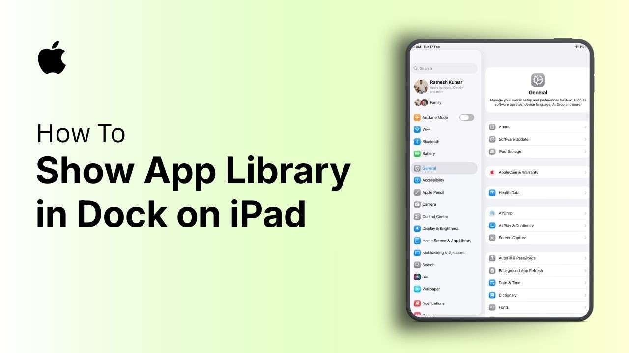 How to Show App Library in Dock on iPad - YouTube