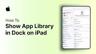 How to Show App Library in Dock on iPad