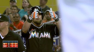 SF@MIA: McGehee opens scoring with single to center