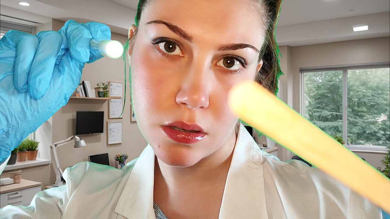 Roleplay ASMR Visita Medica Generica | Controllo Occhi, Gola, Cuore, Pelle