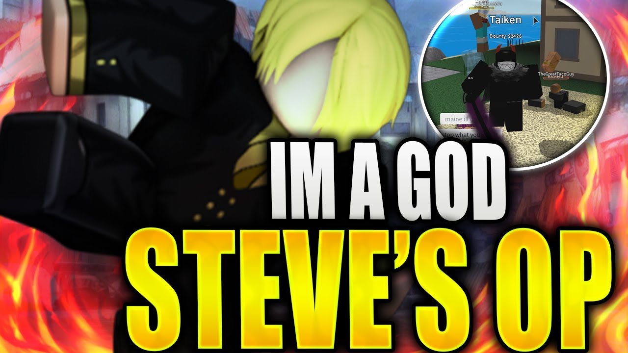 When You Ascend To God Level But Steve S One Piece In Roblox - world of the gods beta pvp roblox