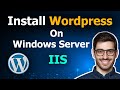 Install and configure wordpress on windows server IIS