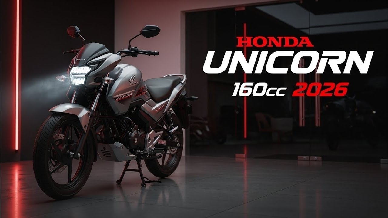 Honda Unicorn 160cc 2026 🔥 First Look | नई यूनिकॉर्न का दमदार इंजन, शानदार माइलेज और भरोसेमंद राइड