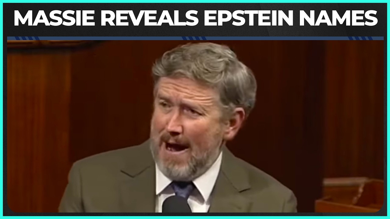 Massie Is So Fed Up, He's Naming Epstein Names HIMSELF