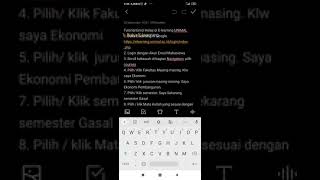 Tutorial Enrol ke Kelas di E-learning UNIMAL dari HP