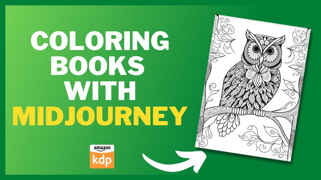 20 Midjourney prompts for coloring book pages (that you can print