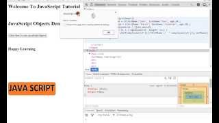 JAVASCRIPT HOW TO CREATE OBJECT DEMO