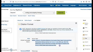 Database Citation Generator Tool