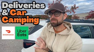 Doing Deliveries in Massachusetts | Car Camping in an Apartment Complex 🚙⛺️￼