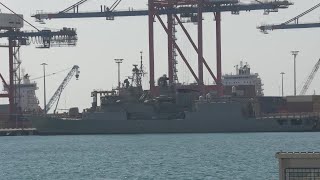 Greece Naval Frigates Arrive In Cyprus To Bolster The Islands Defences Afp
