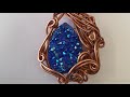 Easy Etherial Flowing Druzy Wirework Pendant Tutorial