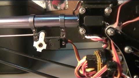 Tail Servo mounting on 450 Helicopters