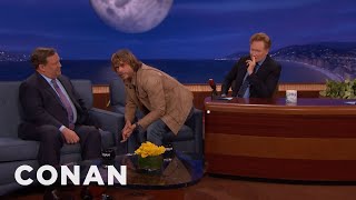 Eric Christian Olsen Forgot He Wasn’t A Real Cop | CONAN on TBS