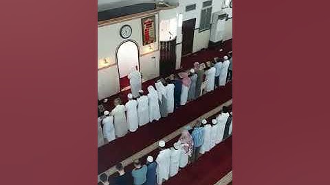 مسجد ابي بكرالصديق الاذان واقامة الصلاة القارئ عبدالعزيز مويزي والصلاة سعيدالعمودي