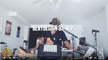 Ableton Push 2 Live Sample Chopping Performance (Beatdesign 33) Vocal Looping Moog sub 37