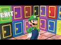 100 Mystery Doors but Only ONE Lets Luigi Escape!! *Luigi Saves Mario!*