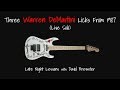 3 Warren DeMartini Licks From 1987