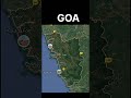 Goa map area  population