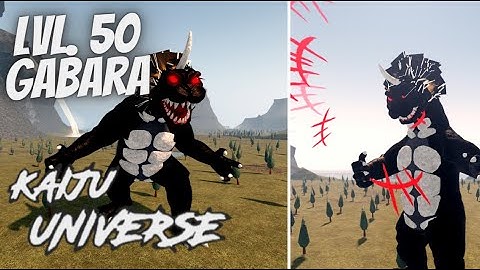 How strong is a level 50 Gabara? | Kaiju Universe