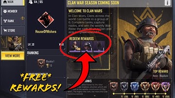 How To Participate In Clan Wars! (*FREE* Rewards) | Call Of Duty: Mobile