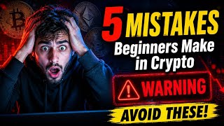 💸 5 Crypto Mistakes Beginners Make That Destroy Their Portfolio. @TheCryptoSkill