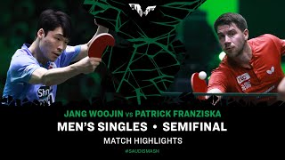 Jang Woojin vs Patrick Franziska | MS SF | Saudi Smash 2024