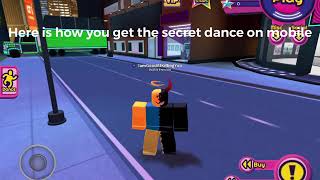 How to get the secret dance in RoBeats on Mobile! (Roblox RB Battles)