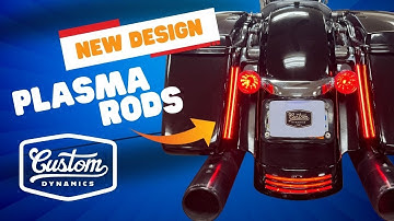 Motorcycle LED Taillight Plasma Rods with New Traditional Design