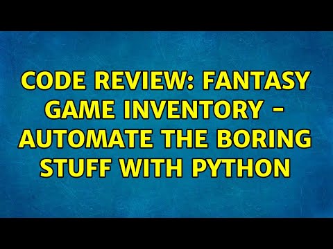 Code Review: Fantasy