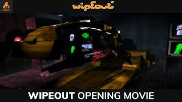 Wipeout Opening Movie Cinematic & Gameplay Demo (PlayStation 1) [4K60]