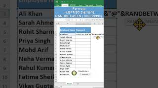 Generate Passwords Automatically in Excel 🔥