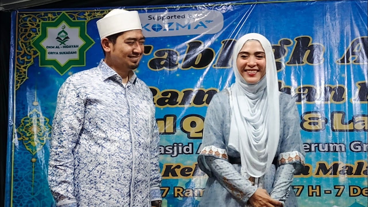 Malam Nuzulul Qur'an Masjid Alhidayah bersama ustad Solmed dan April Jasmine