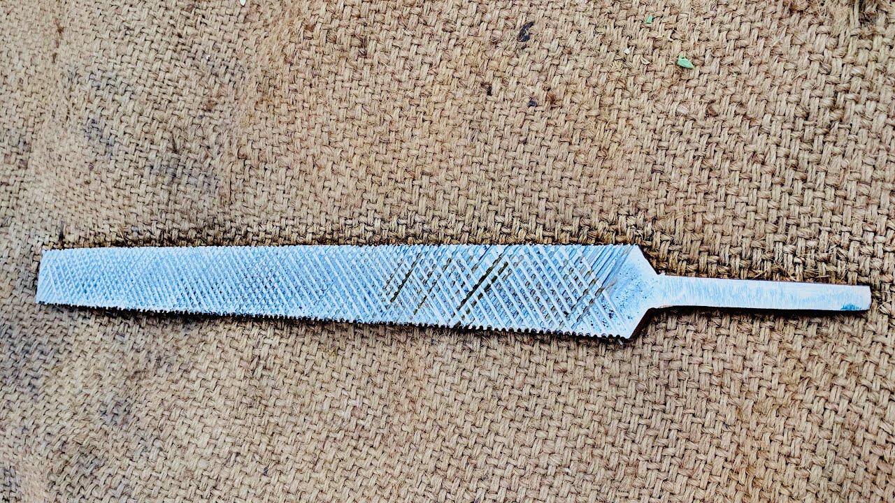 Making Precision Files How To Make Sharpen Metal File Ancient Tool Technology Hand Cut ...