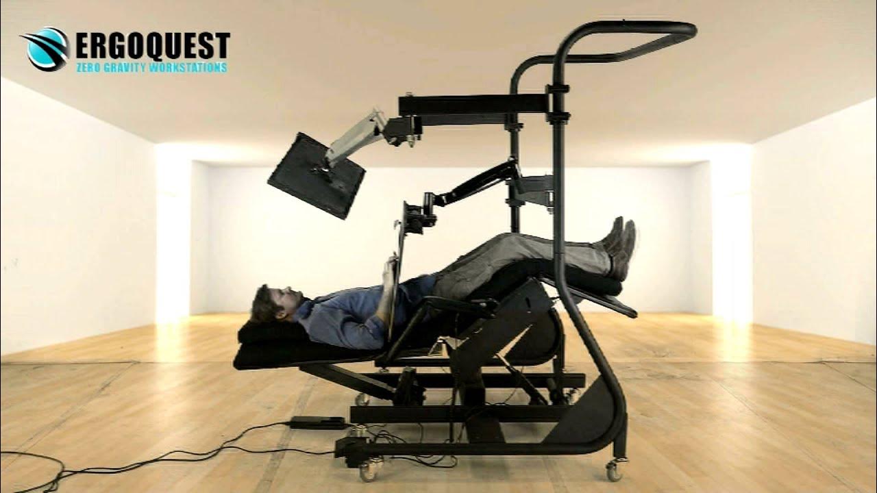 Reclining Workstation by ErgoQuest YouTube