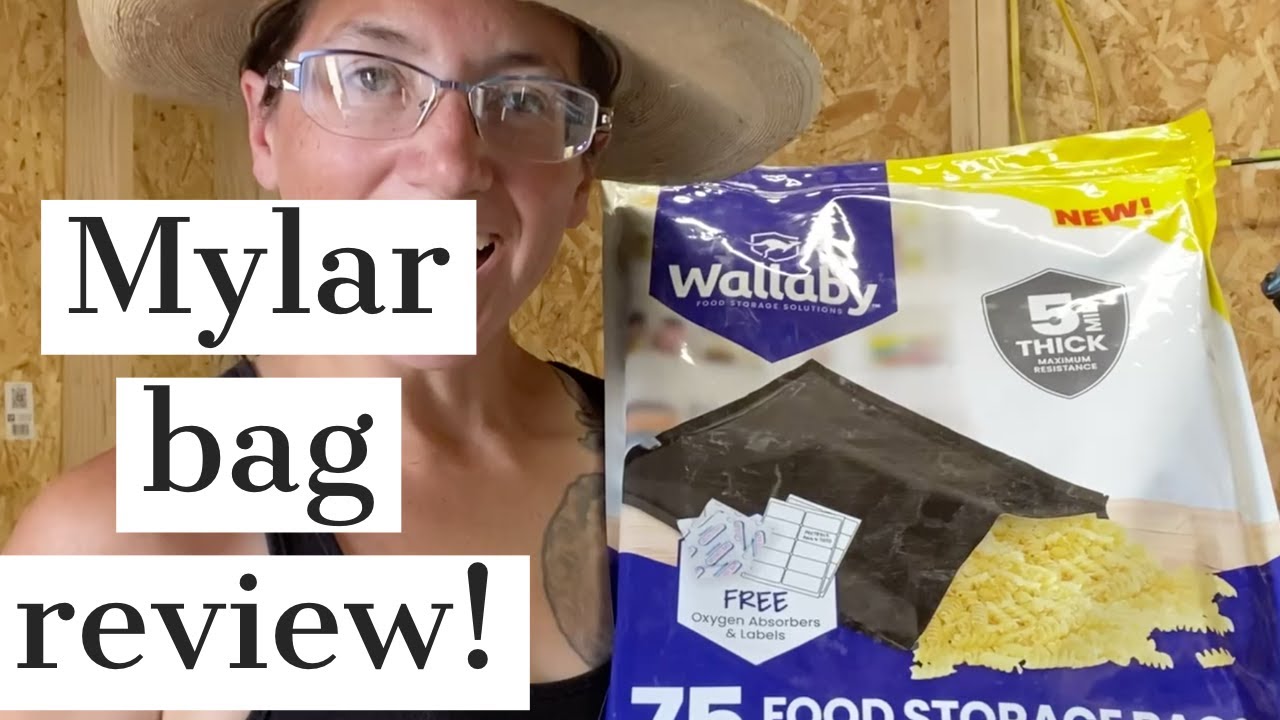 Food Storage Mylar Bags Review Wallaby Food Storage Solutions YouTube