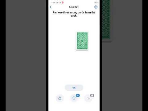 Easy game level 121 remove three wrong cards from the pack walkthrough solution