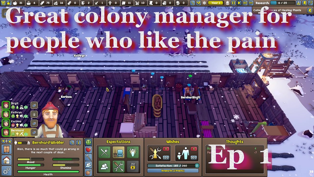 Founders Fortune gameplay - Colony manager with complex mechanics - Animal Update - Dangerous World